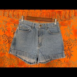 High waisted American apparel Jean shorts